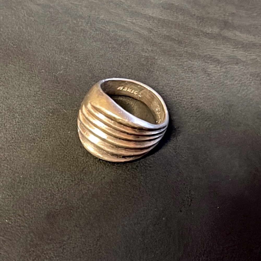 Solid Sterling Silver Chunky Ring 925